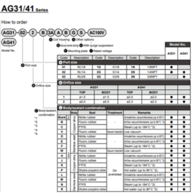 Thông số Van điện từ CKD AG31-02-1-AC220V
