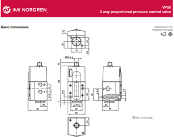 Cấu tạo Van điện từ Norgren VP5006BJ111H00